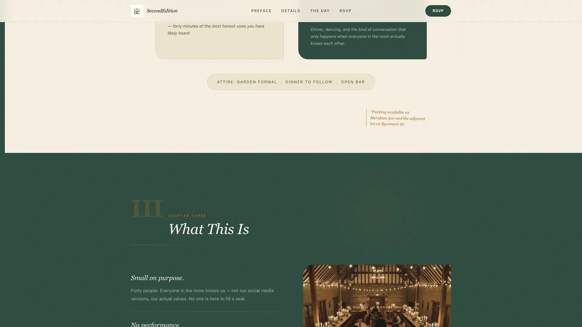 Manuscript — Refined Literary Wedding Landing Page Template