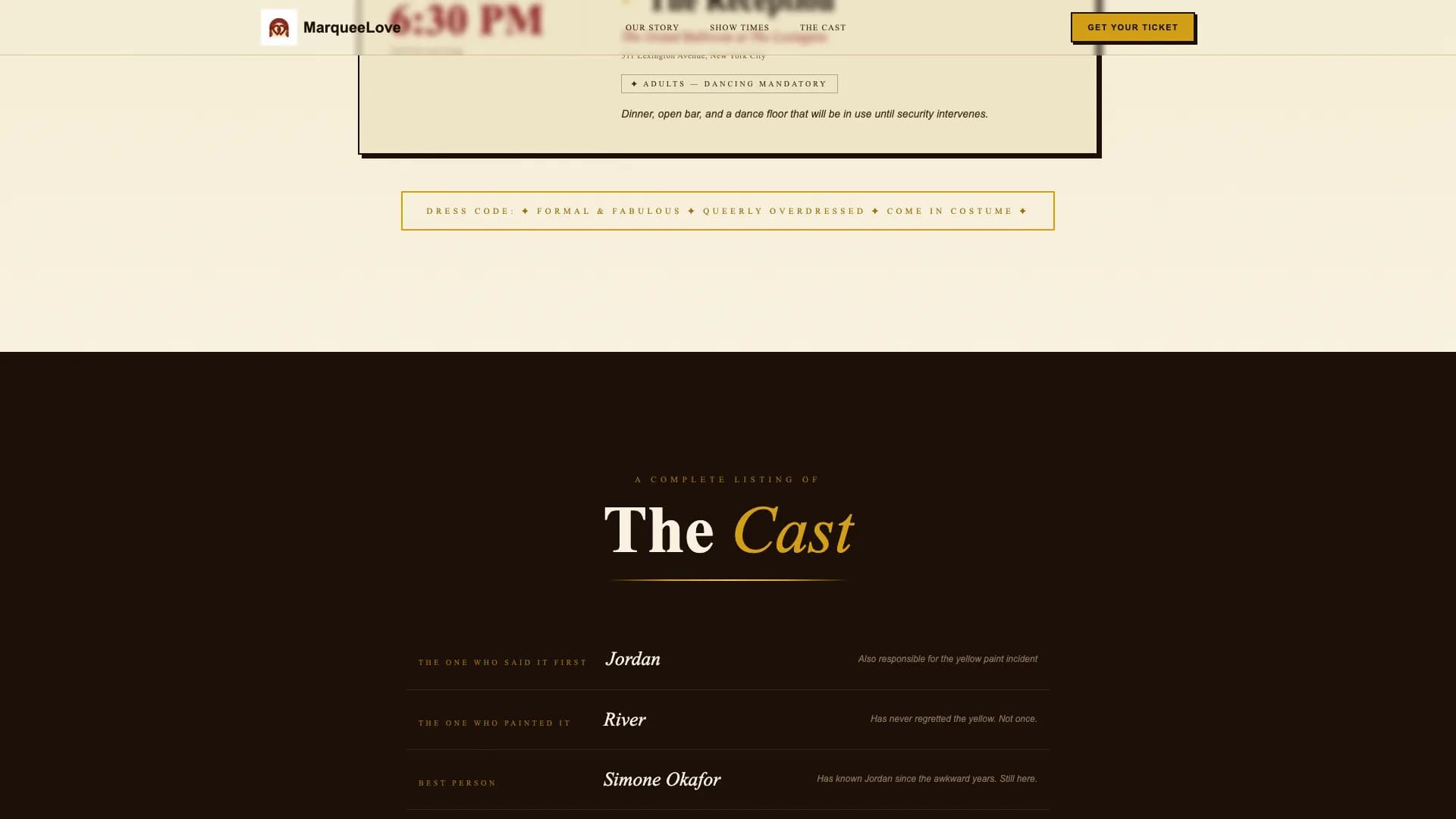 Radiant — Pride LGBTQ+ Wedding Landing Page Template