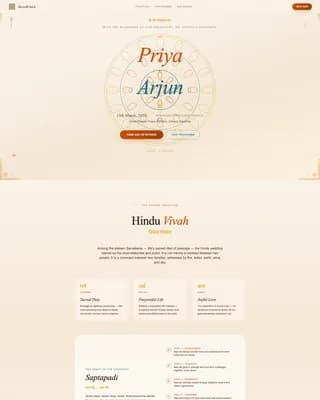 Heritage — Authentic Cultural Ceremony Landing Page Template