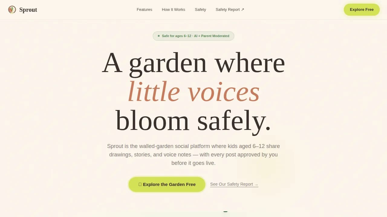 Kids Online Safety & Tech Professional Website Template