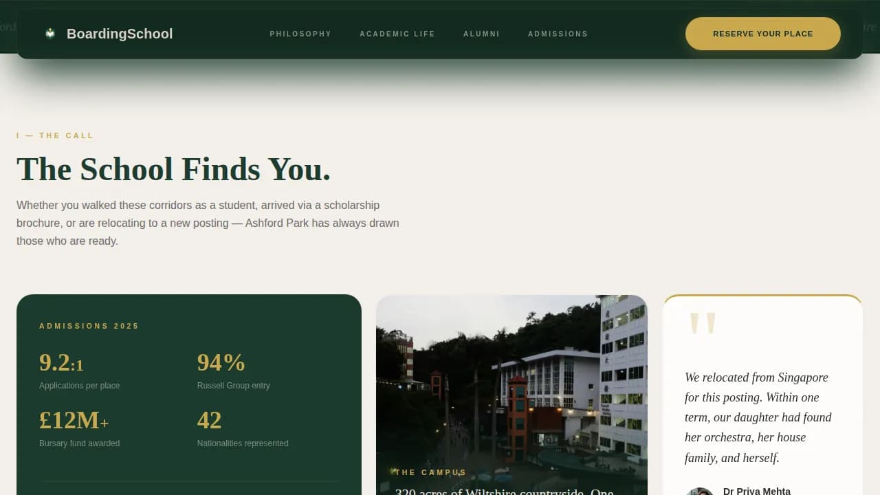 Complete School (K-12) Professional Website Template