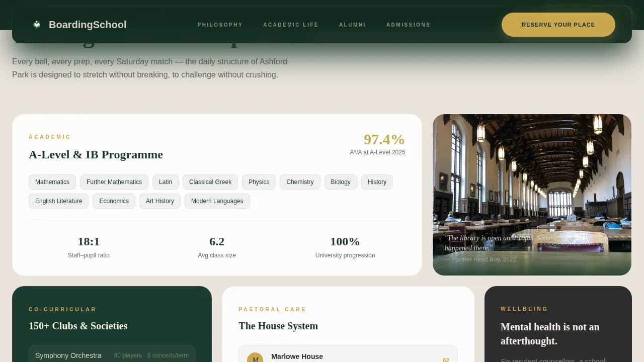 Complete School (K-12) Professional Website Template