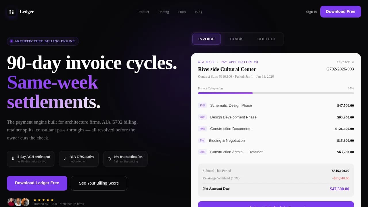Complete Architecture Firm Software Professional Website Template