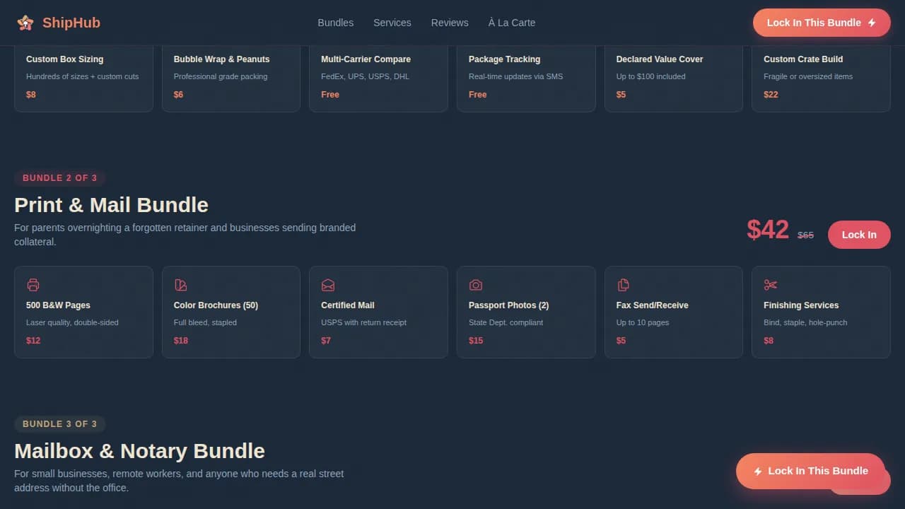 Premium Local Brick & Mortar Business Pre-Launch & Coming Soon Website Template