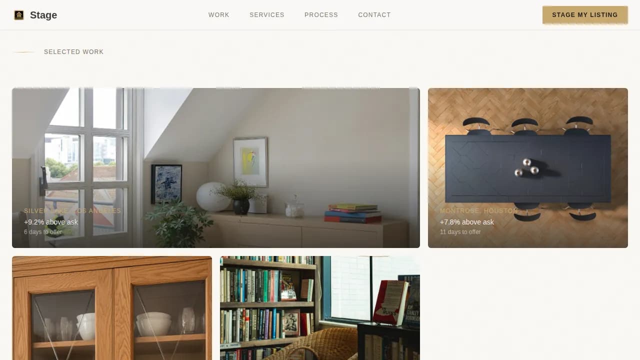 Home Staging & Decor Professional Website Template