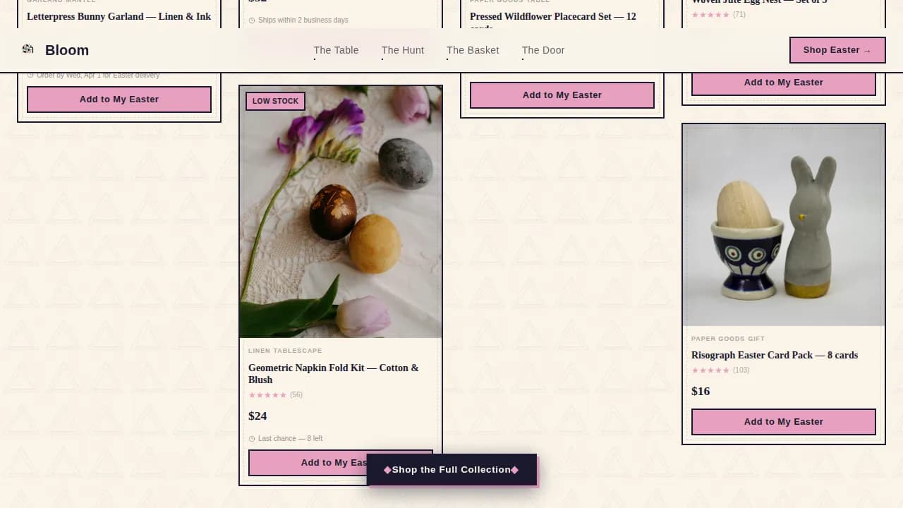 Specialist Easter Business Pre-Launch & Coming Soon Website Template