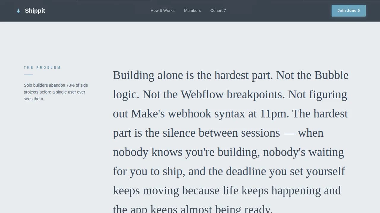 Shippit — Collaborative Low-Code Workflow Landing Page Template