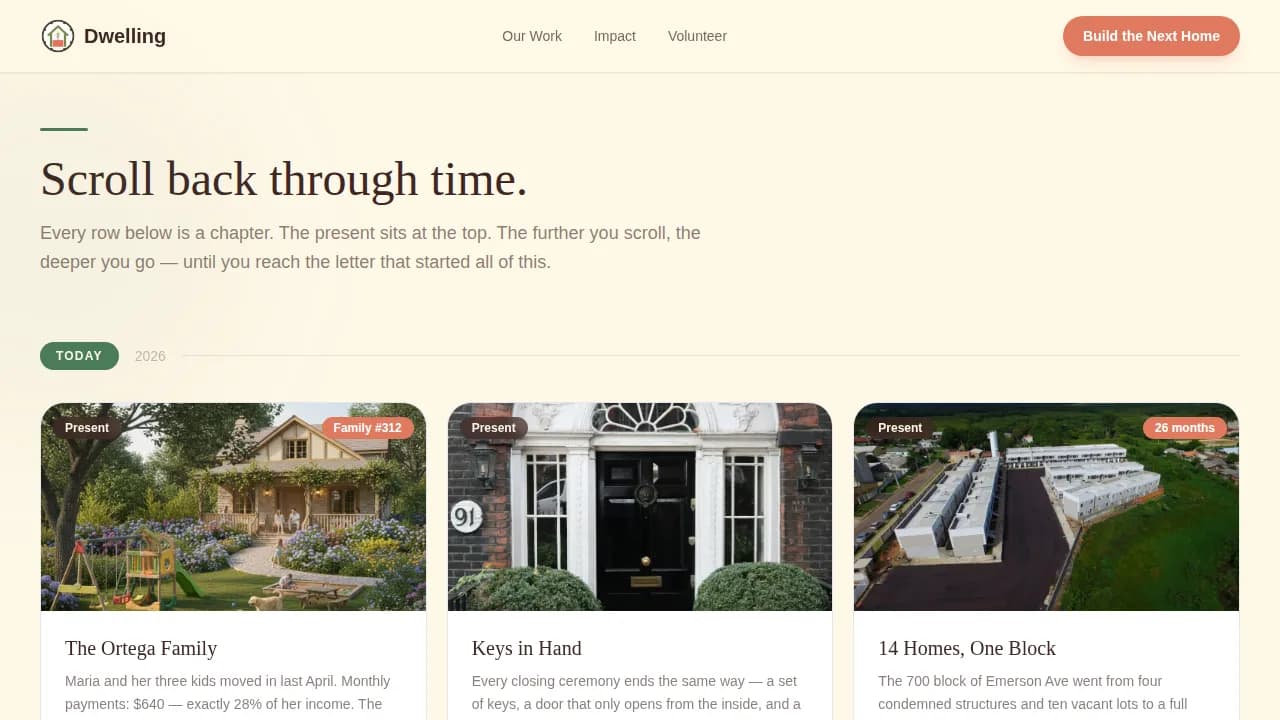 Housing & Homelessness Professional Website Template