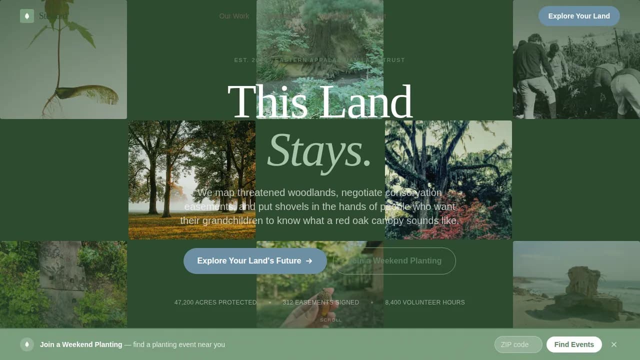 Environmental & Conservation NGO Professional Website Template