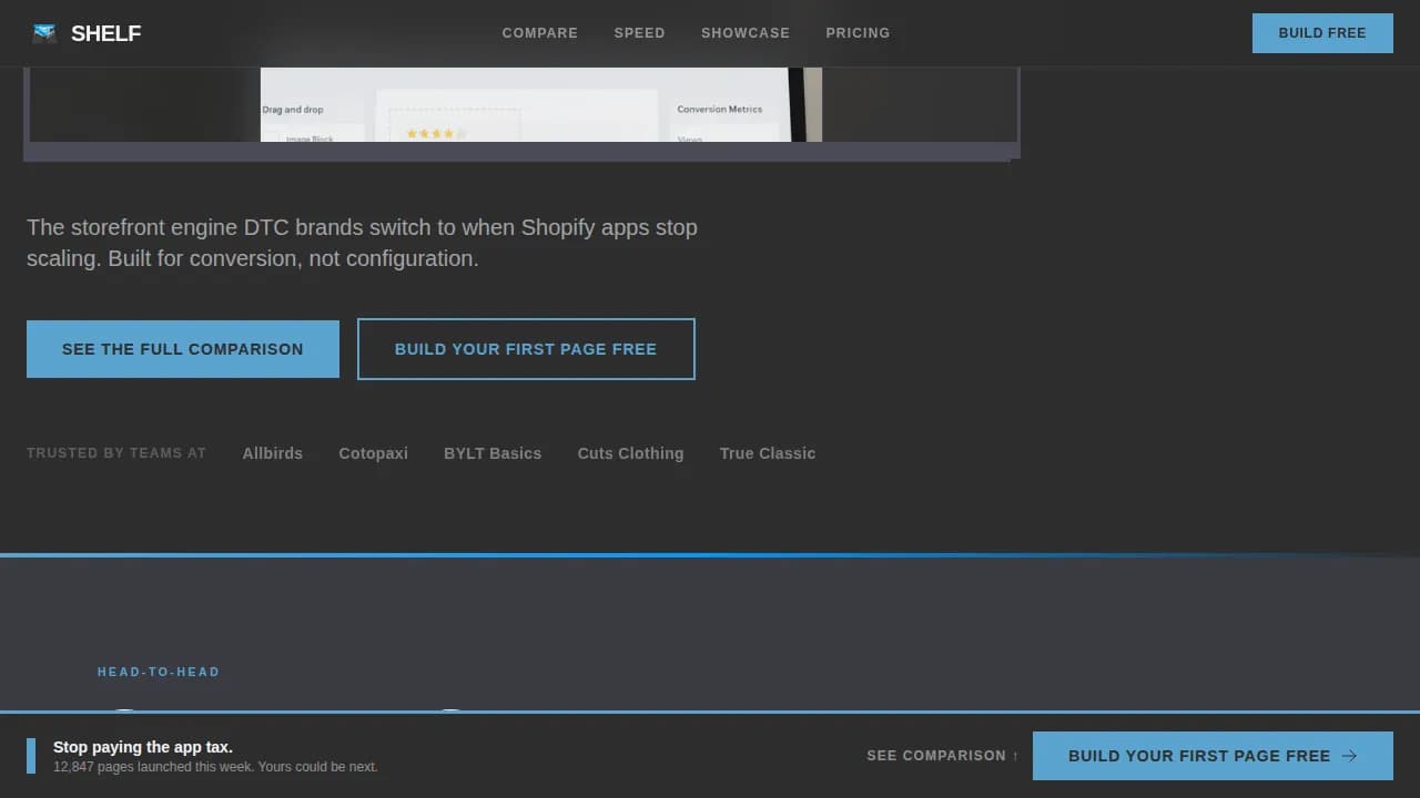 Retail Digital Presence Comparison Website Template