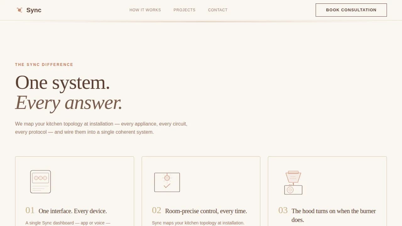 Kitchen Renovation Appointment Booking Website Template