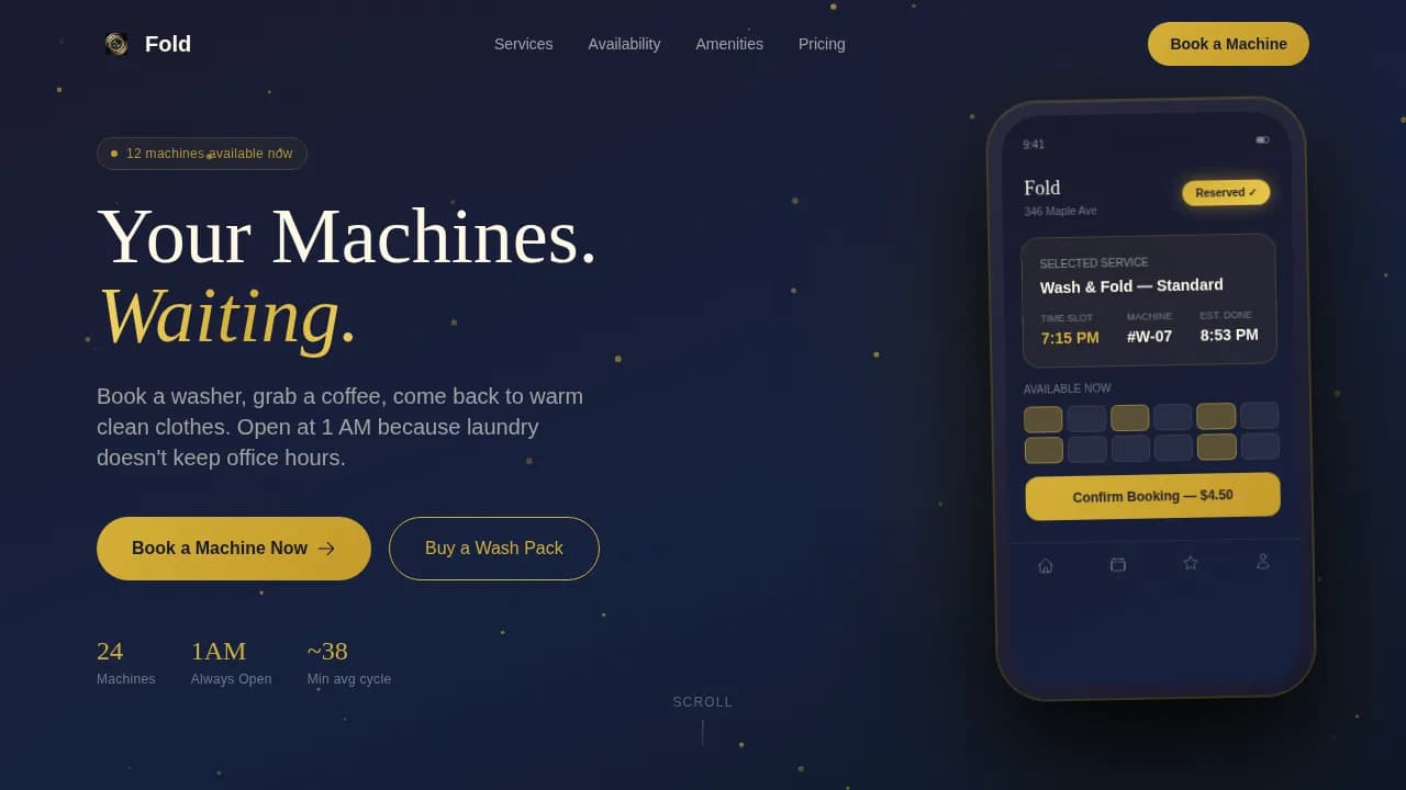 Local Brick & Mortar Business Appointment Booking Website Template