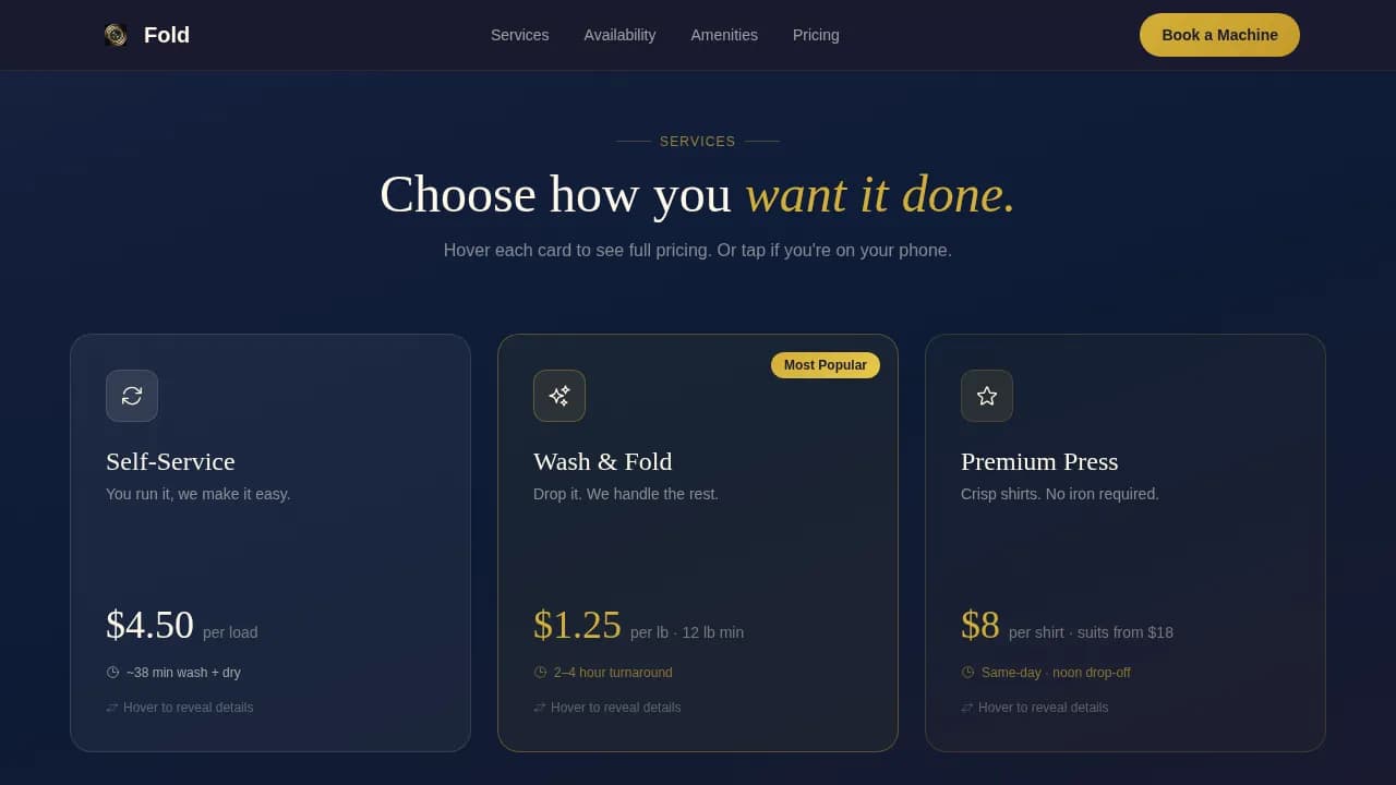 Local Brick & Mortar Business Appointment Booking Website Template
