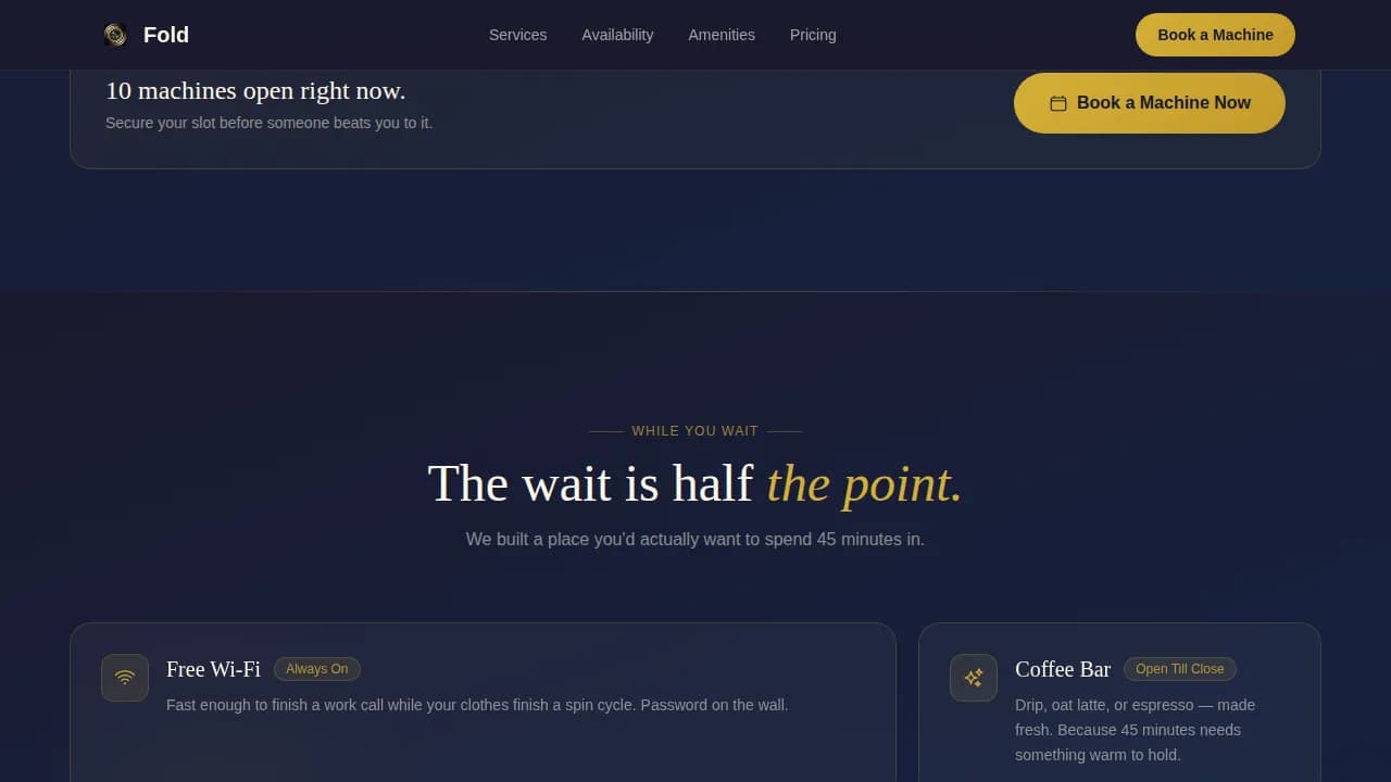 Local Brick & Mortar Business Appointment Booking Website Template