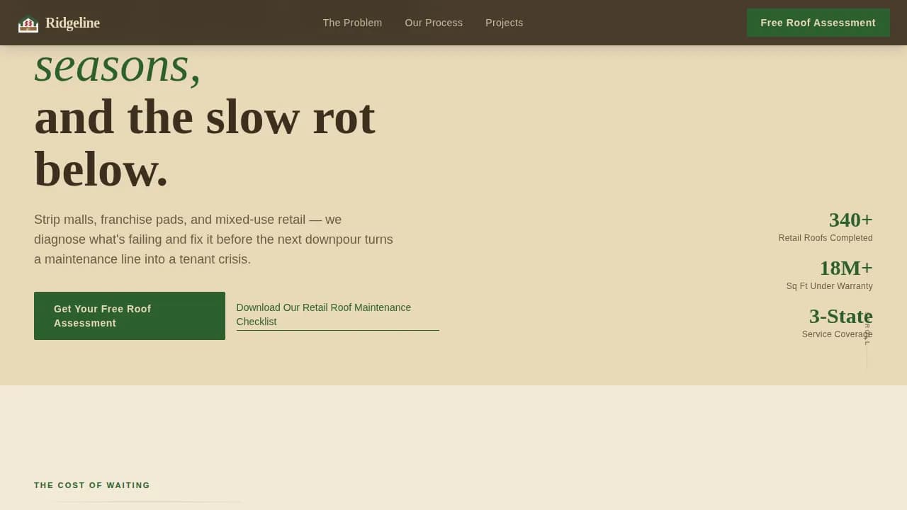 Expert Retail Store Construction Professional Website Template