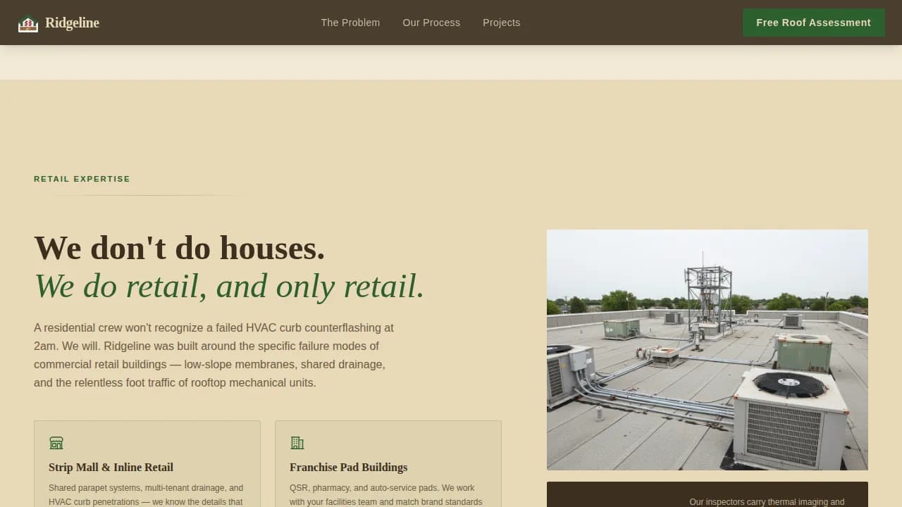 Expert Retail Store Construction Professional Website Template