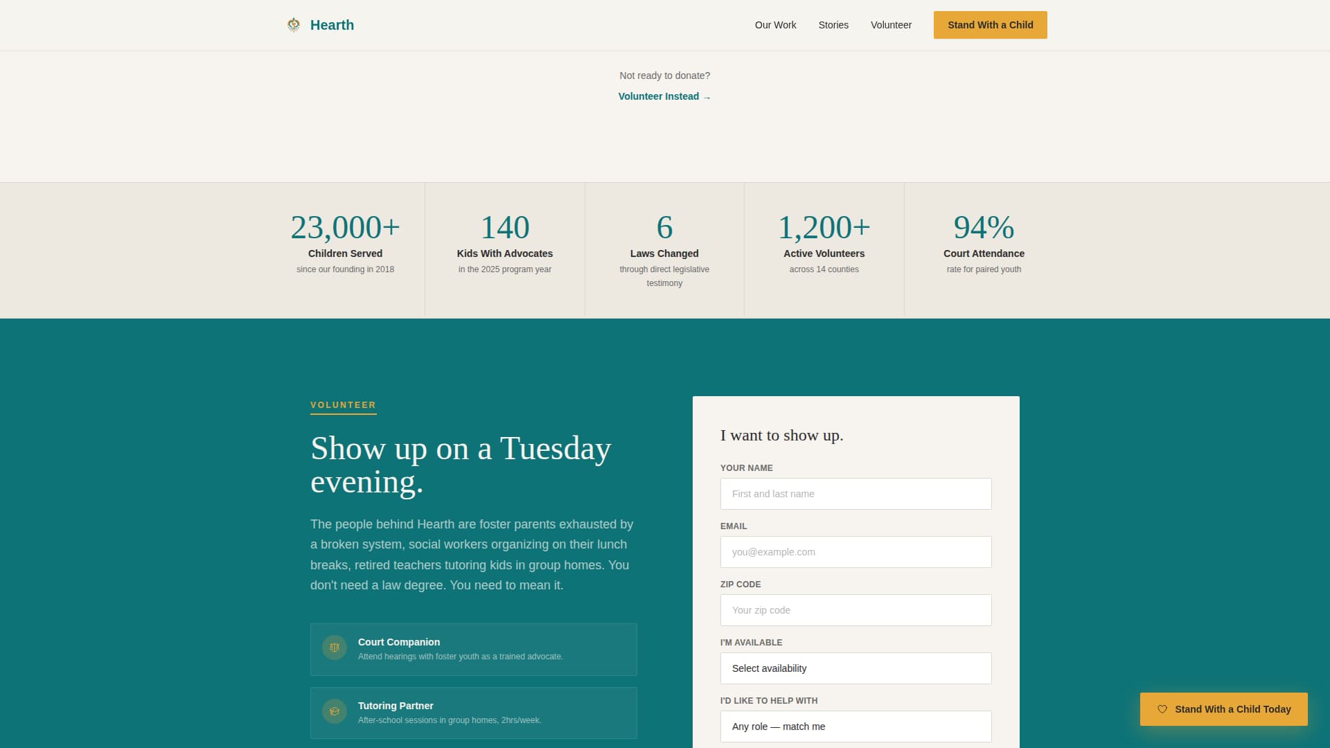 Child Welfare Nonprofit Professional Website Template