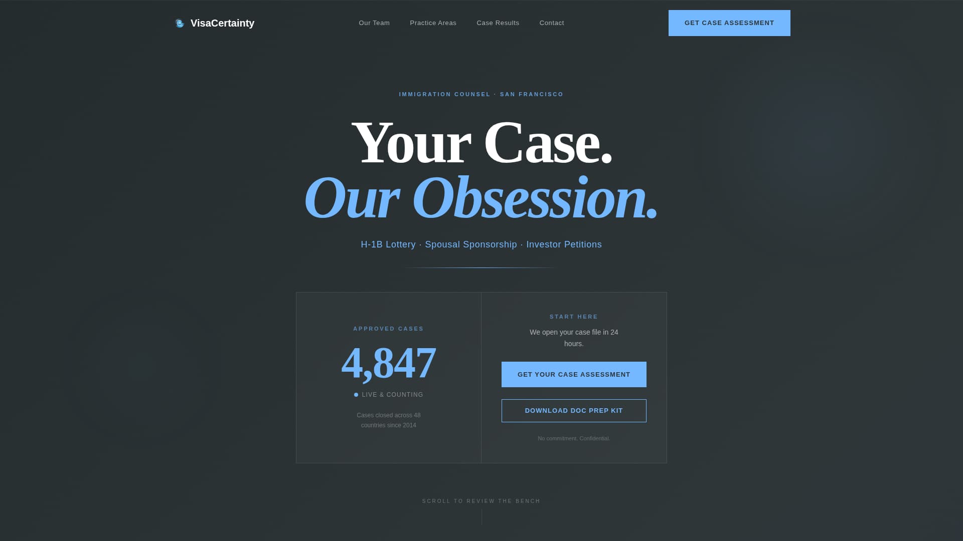 Immigration Consultant Professional Website Template