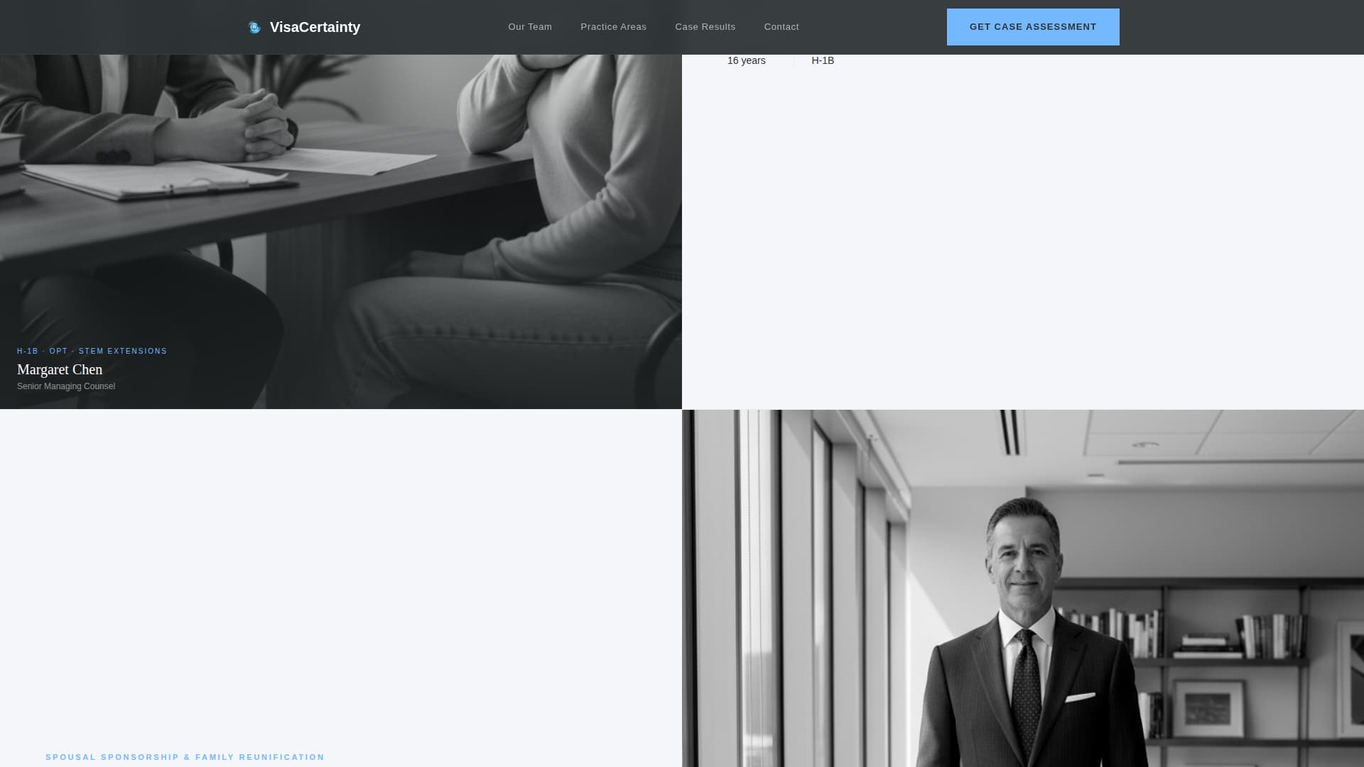 Immigration Consultant Professional Website Template