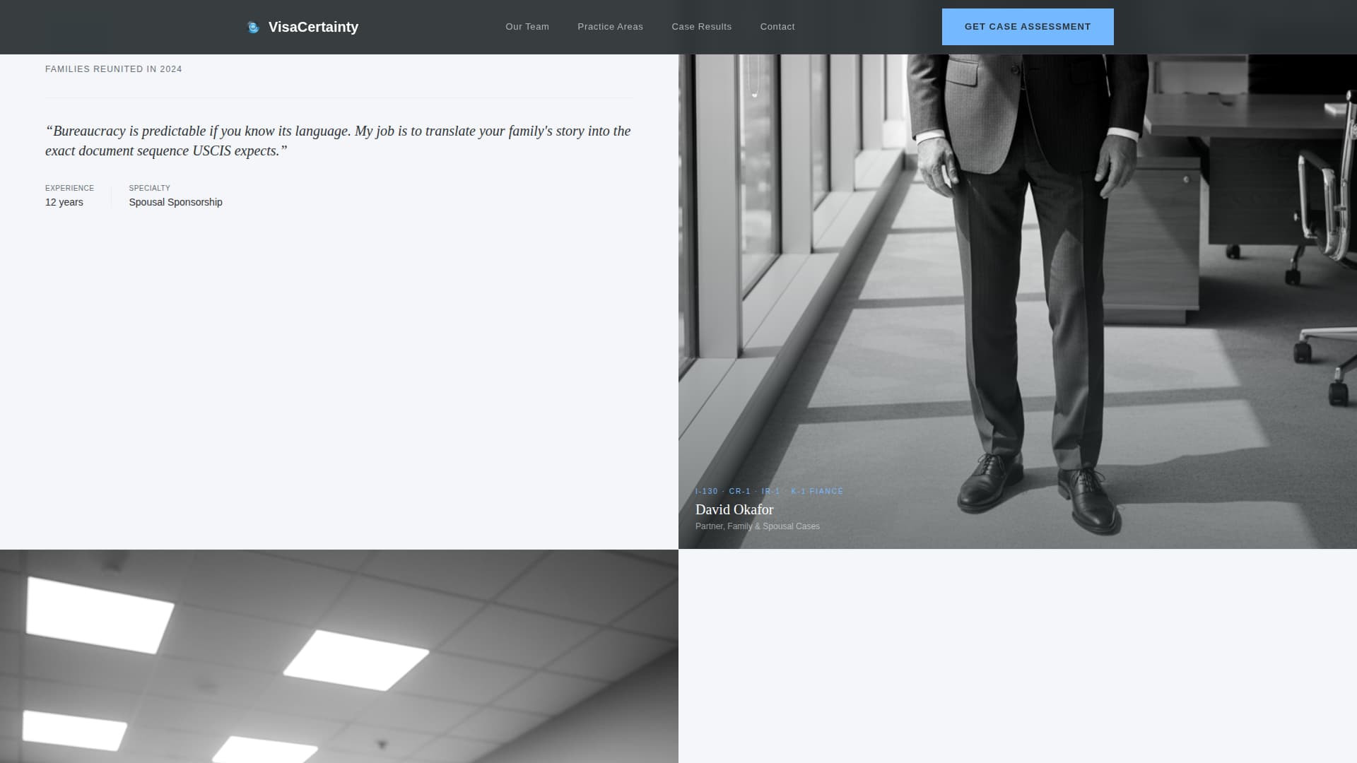 Immigration Consultant Professional Website Template