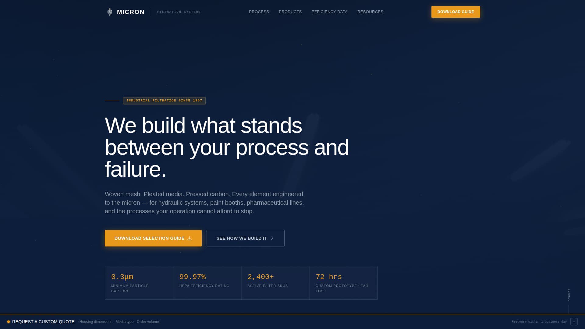 Component & Equipment Manufacturing Maintenance Website Template