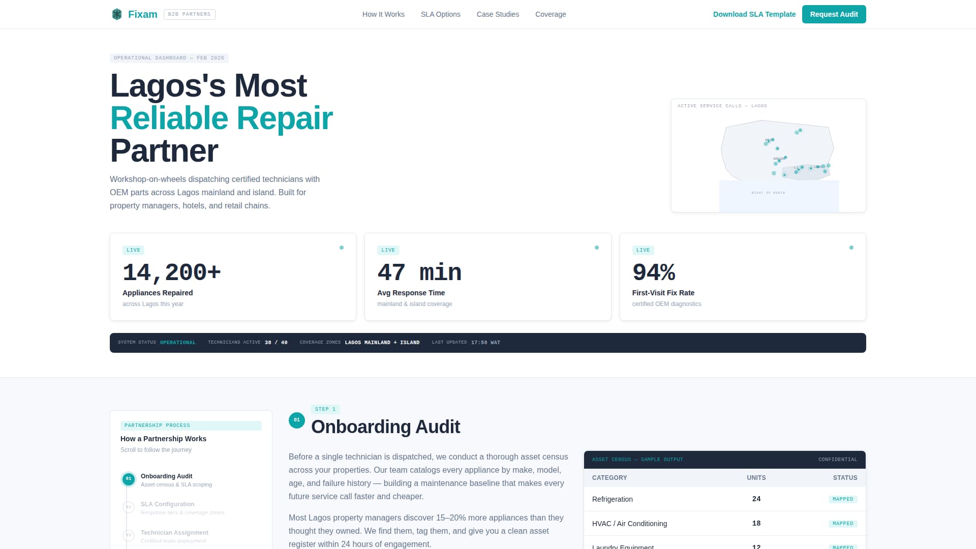 Fixam - Reliable Appliancerepair Landing Page Template