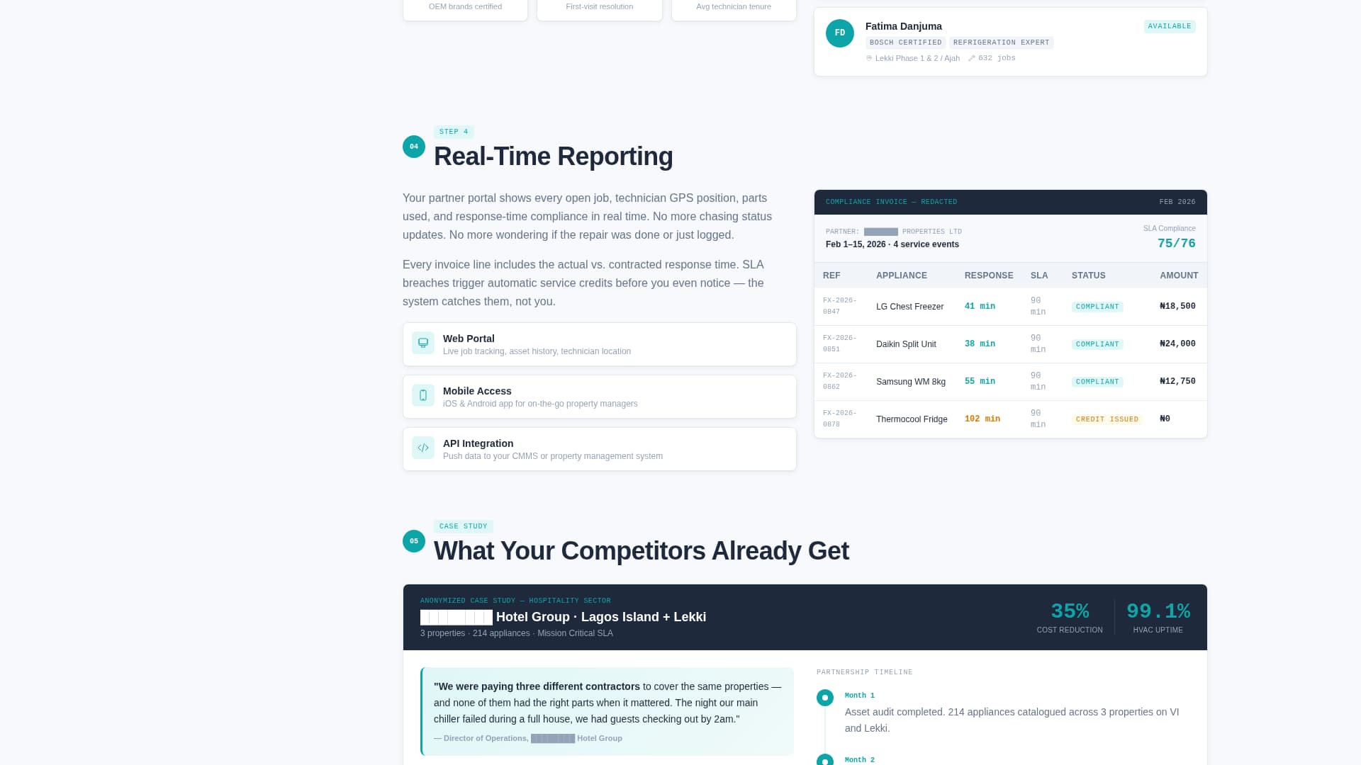 Fixam - Reliable Appliancerepair Landing Page Template