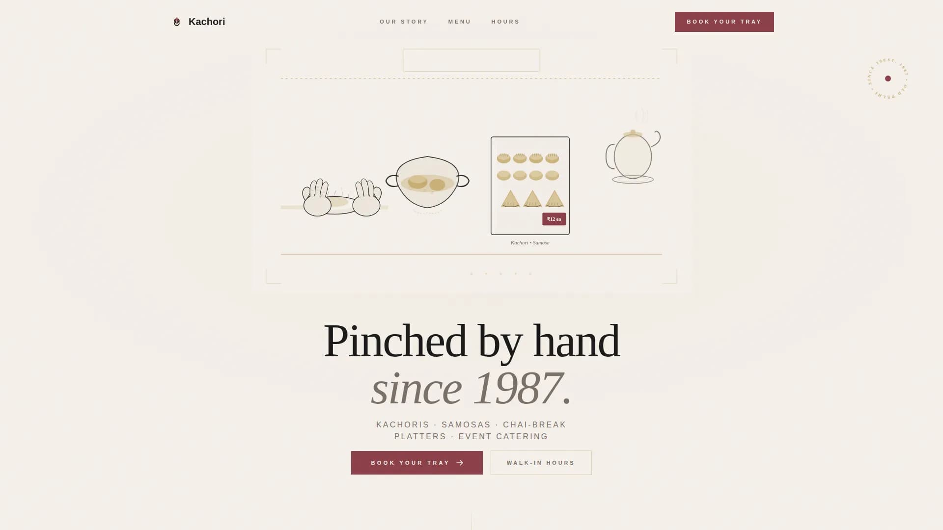 Regional & Specialty Restaurant Appointment Booking Website Template