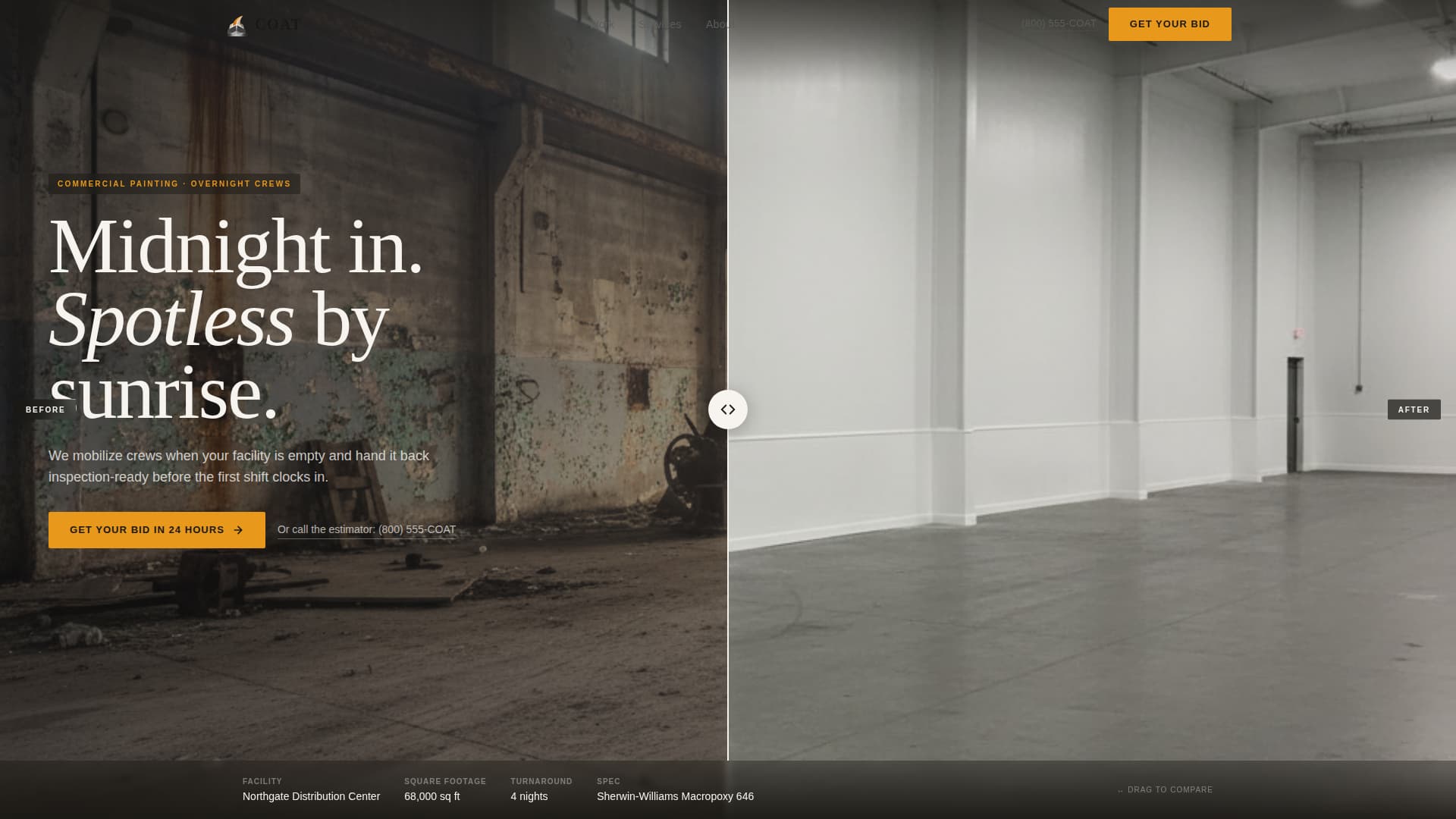Painting & Wallpaper Portfolio Website Template