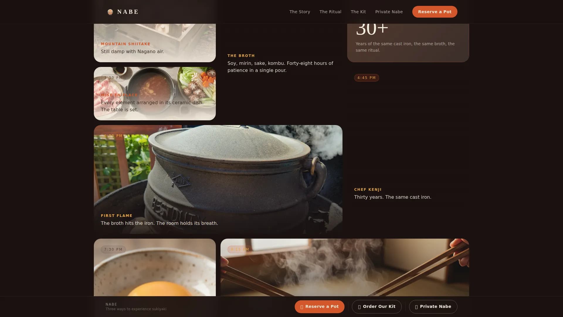 Regional & Specialty Restaurant Professional Website Template