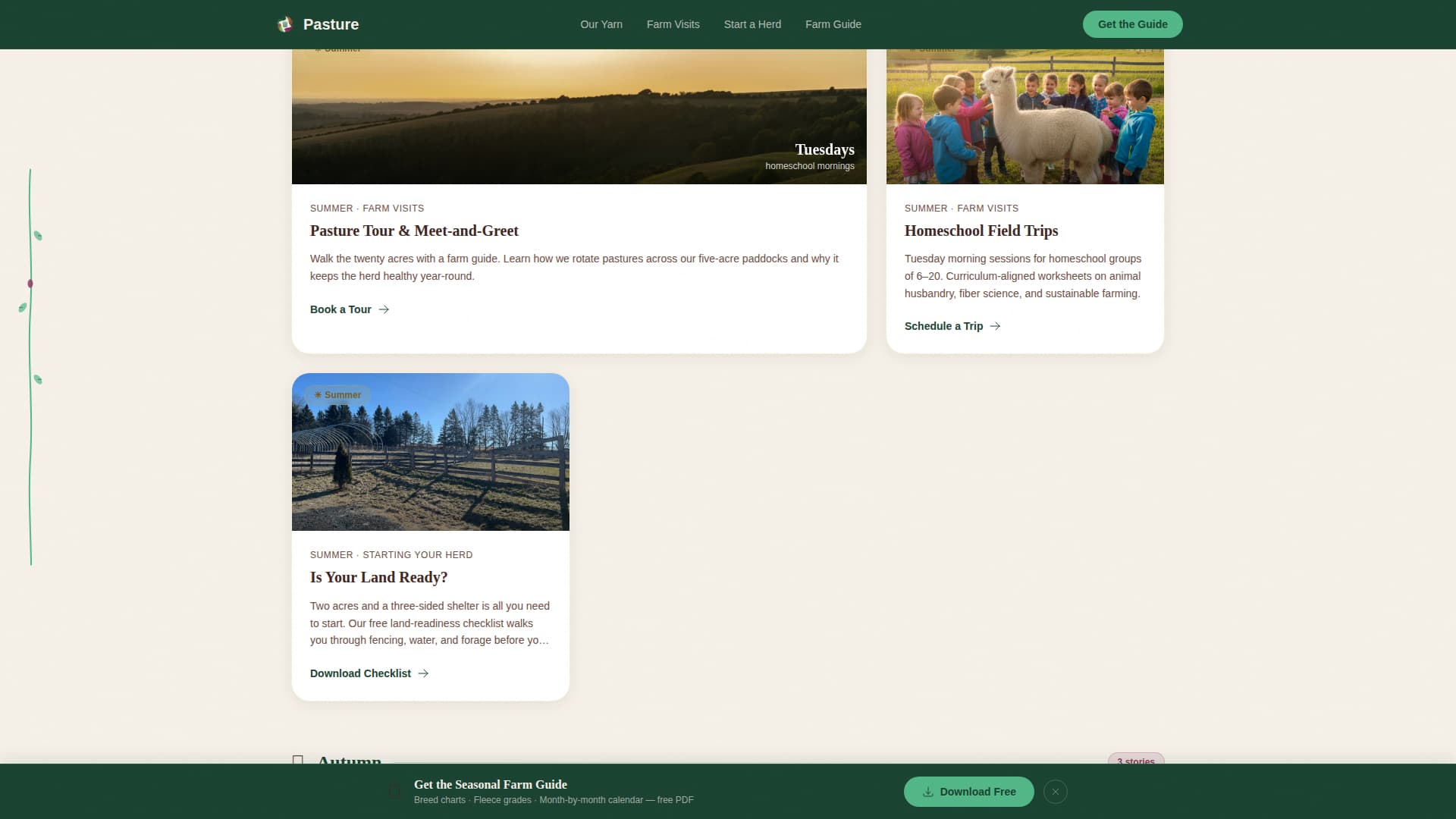 Farm & Ranch Professional Website Template