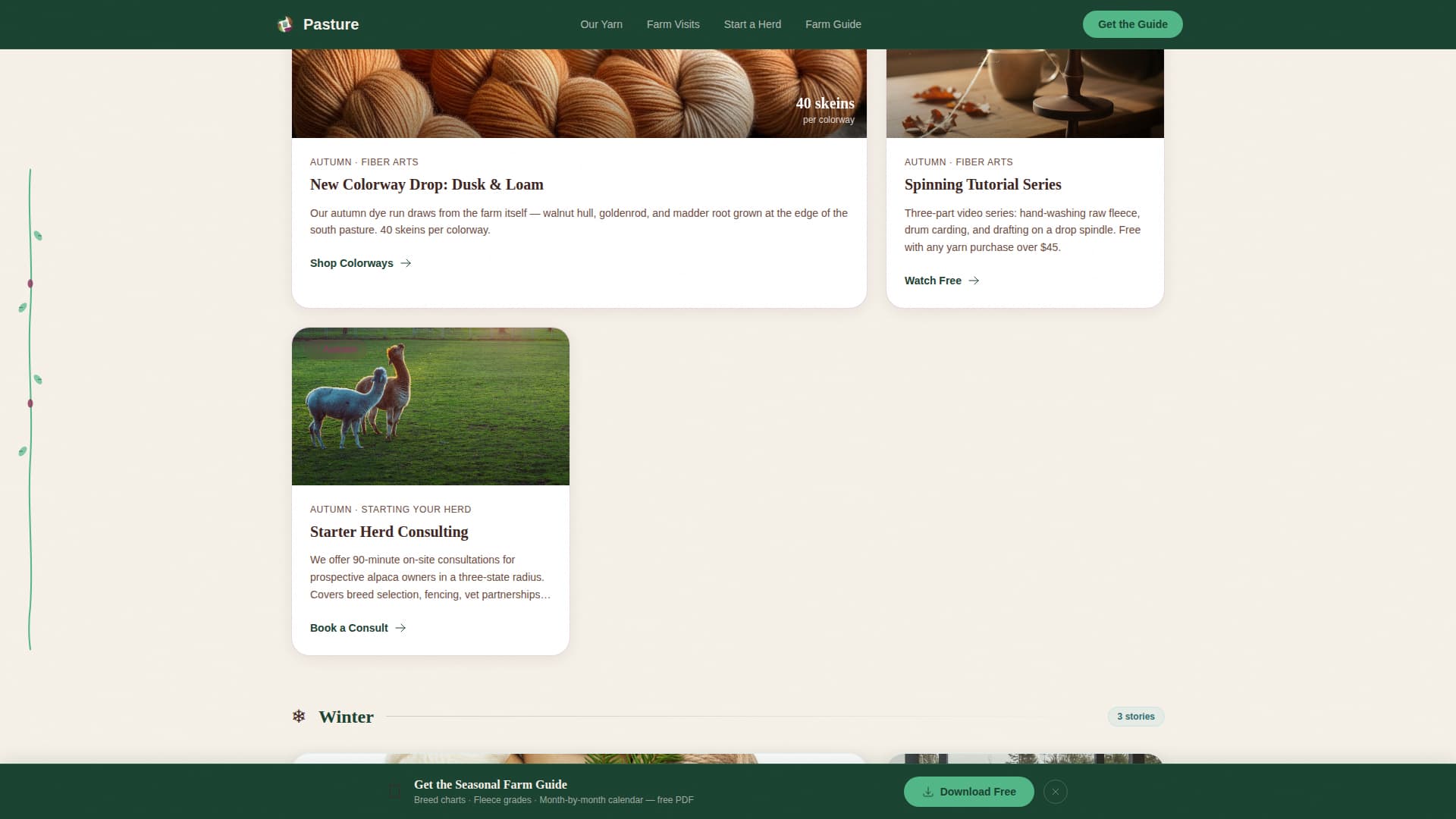 Farm & Ranch Professional Website Template