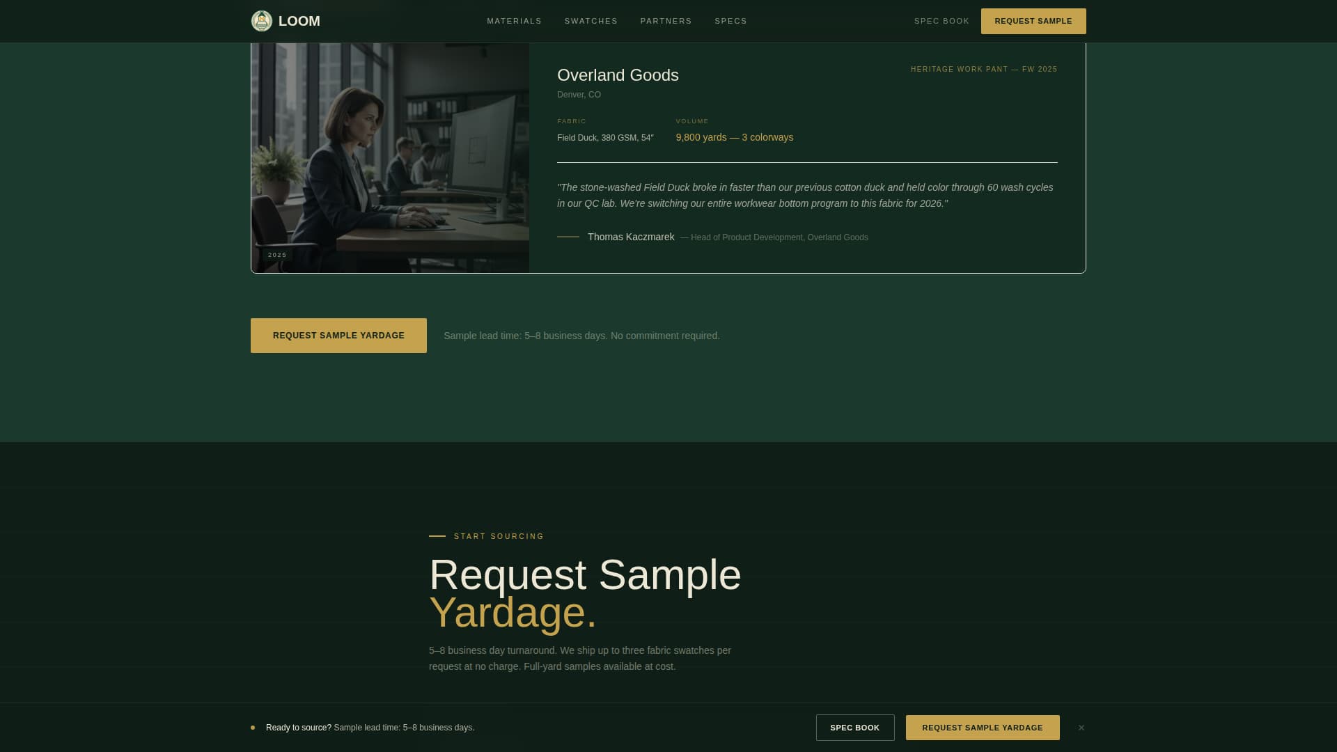 Cannabis Industry Services Portfolio & Case Study Website Template