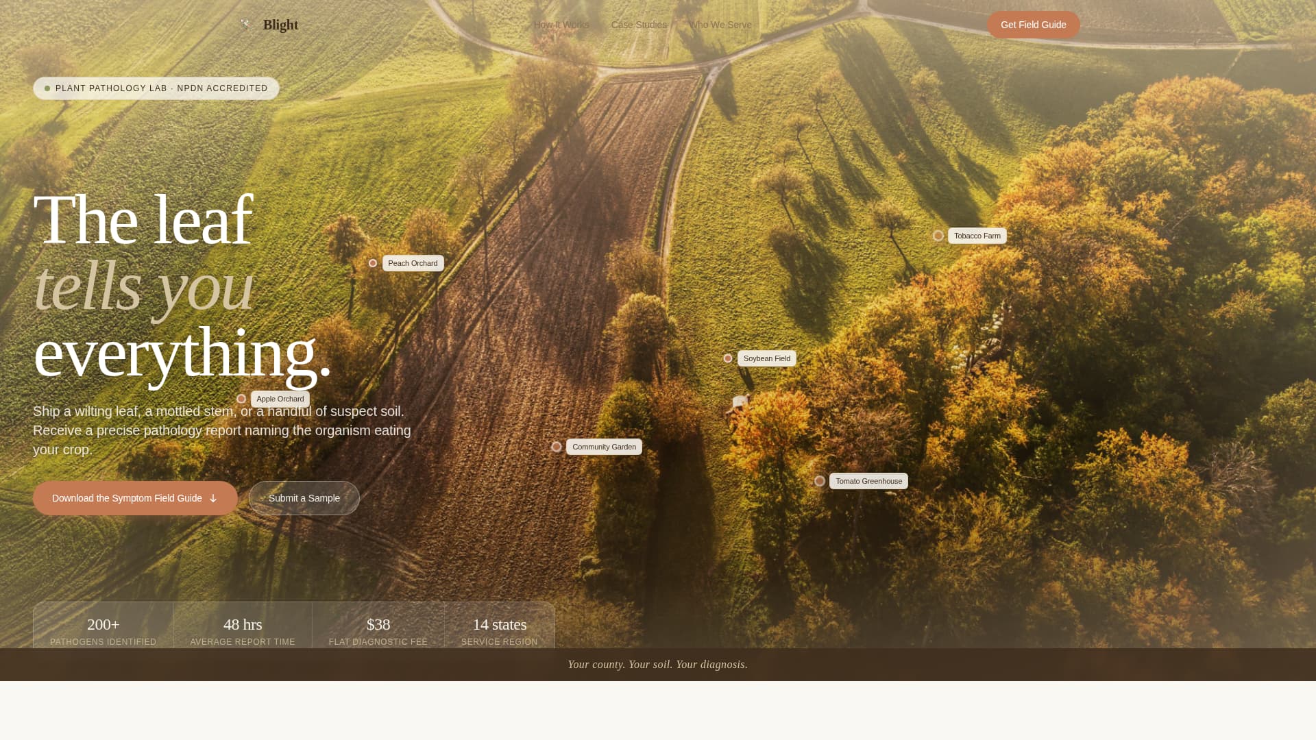 Pest & Crop Protection Portfolio Website Template