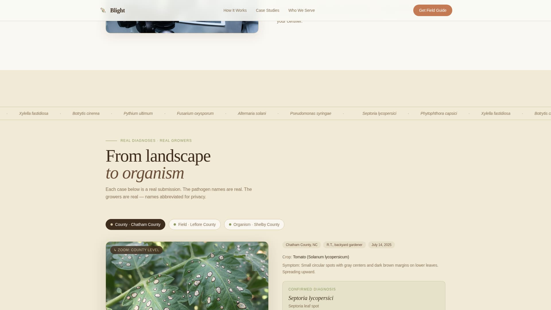 Pest & Crop Protection Portfolio Website Template