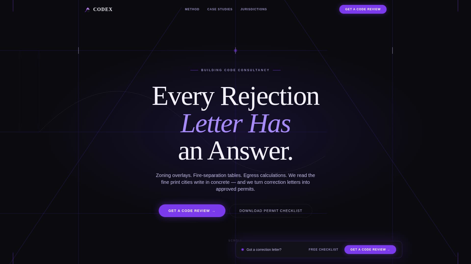 Architectural Technology Portfolio Website Template