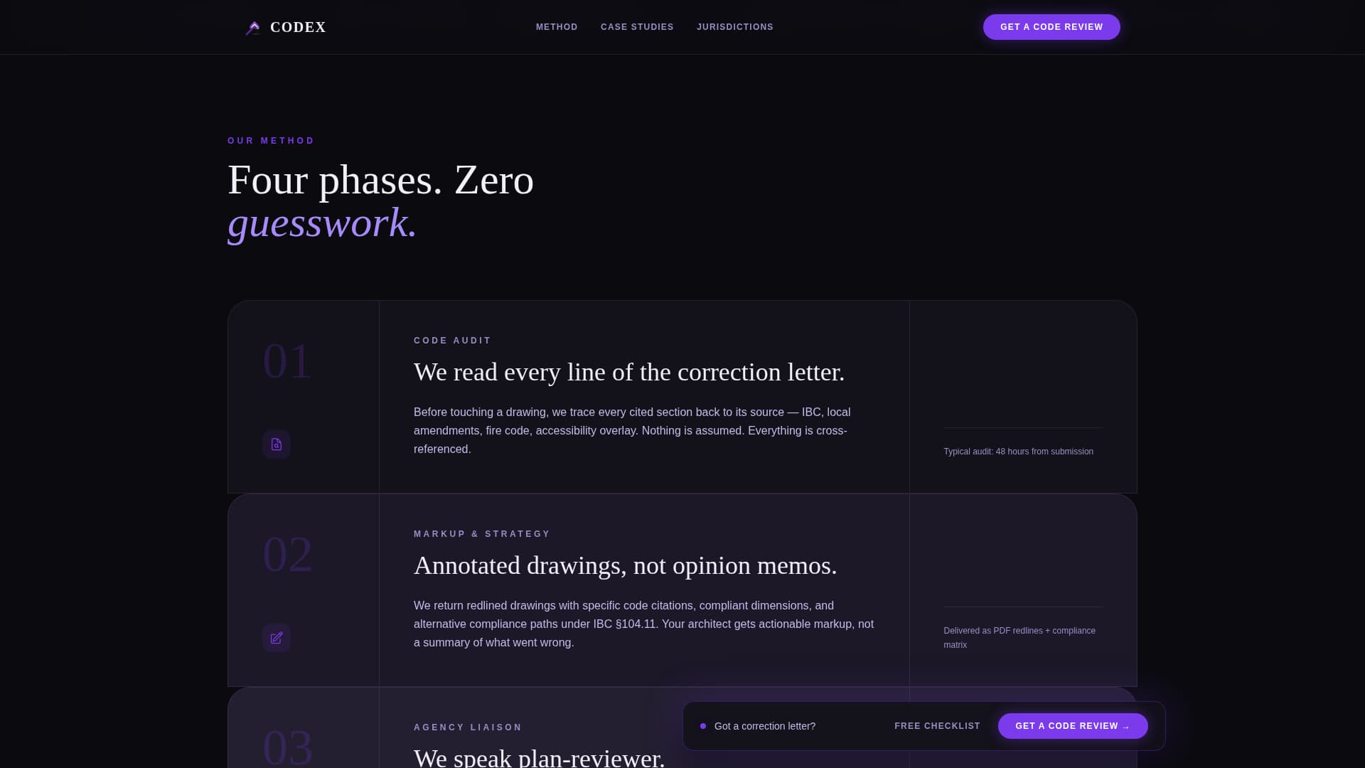 Architectural Technology Portfolio Website Template