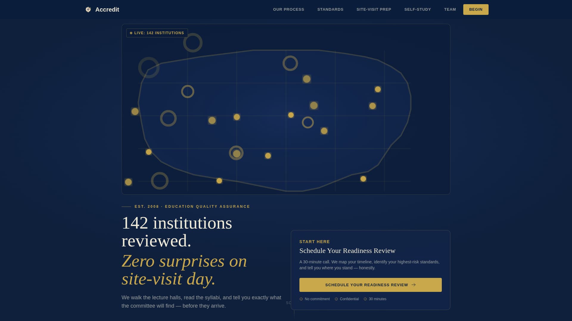 Education Department Booking Website Template