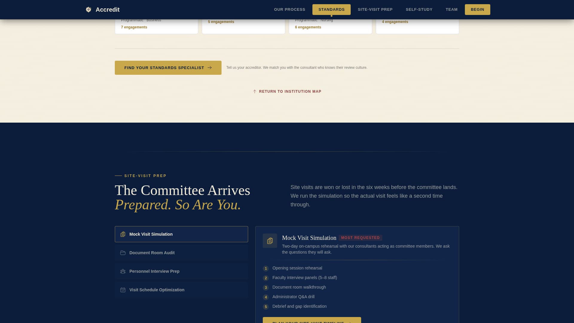 Education Department Booking Website Template