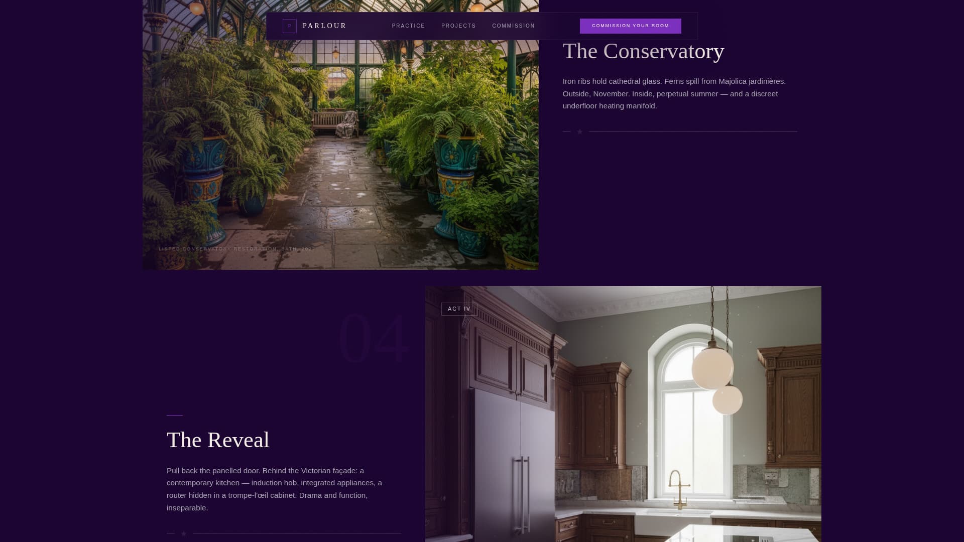Victorian Architecture Professional Website Template