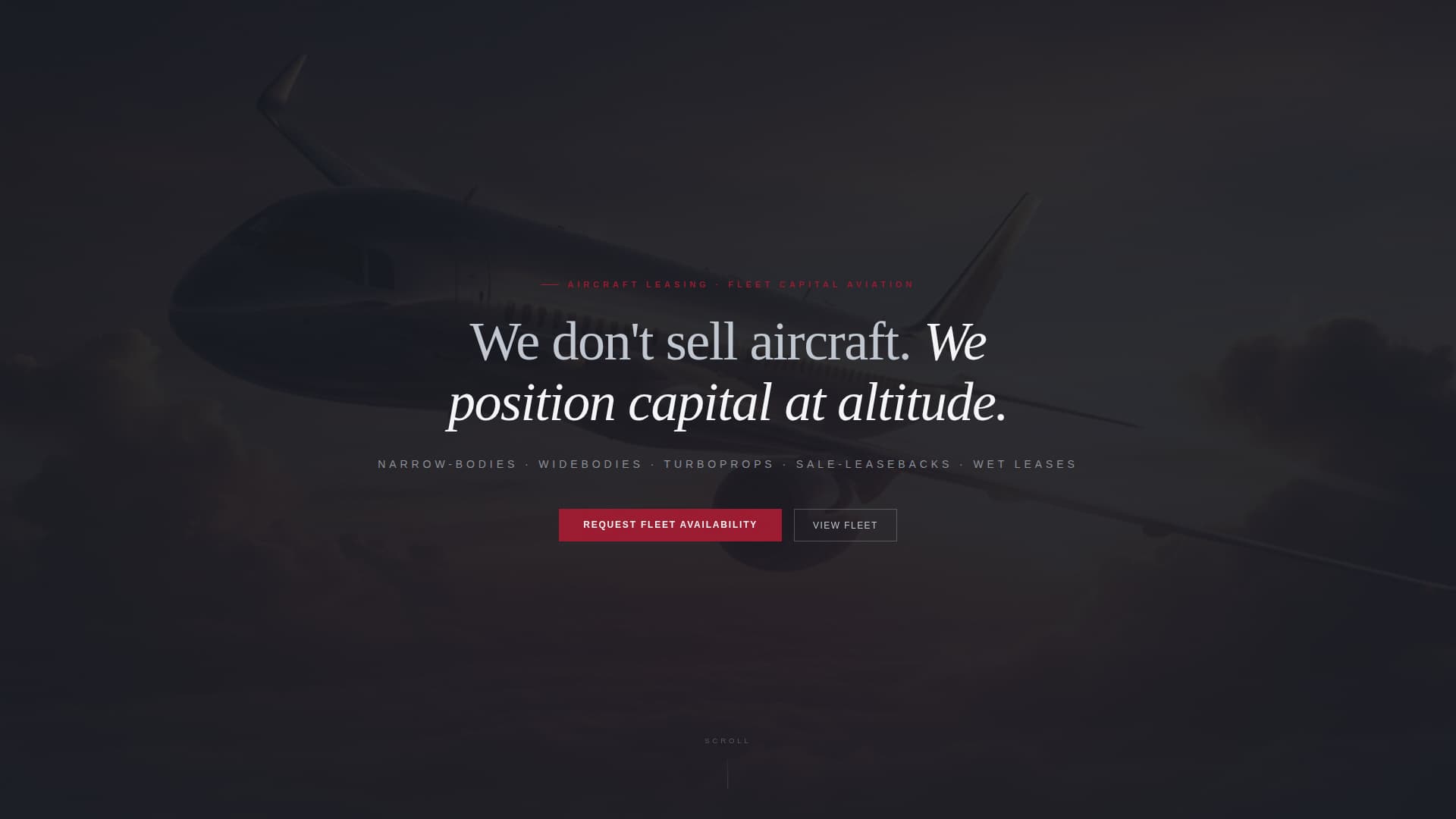 Aviation & Flight Portfolio Website Template