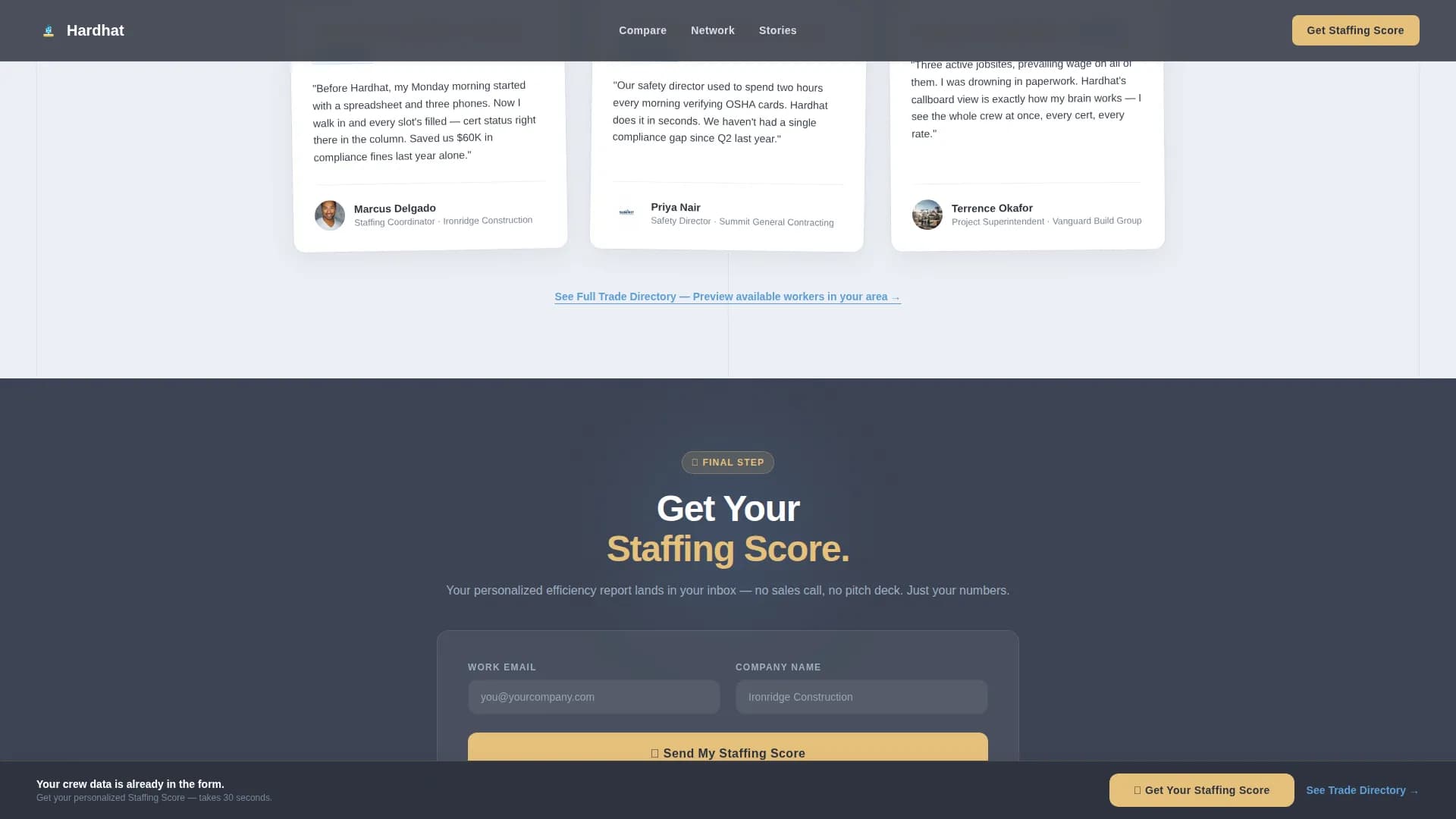 Recruitment & Hiring Reviews Website Template