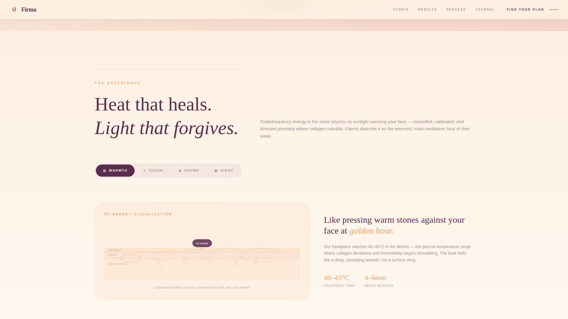 Specialty Beauty Treatments Specialist Booking Website Template