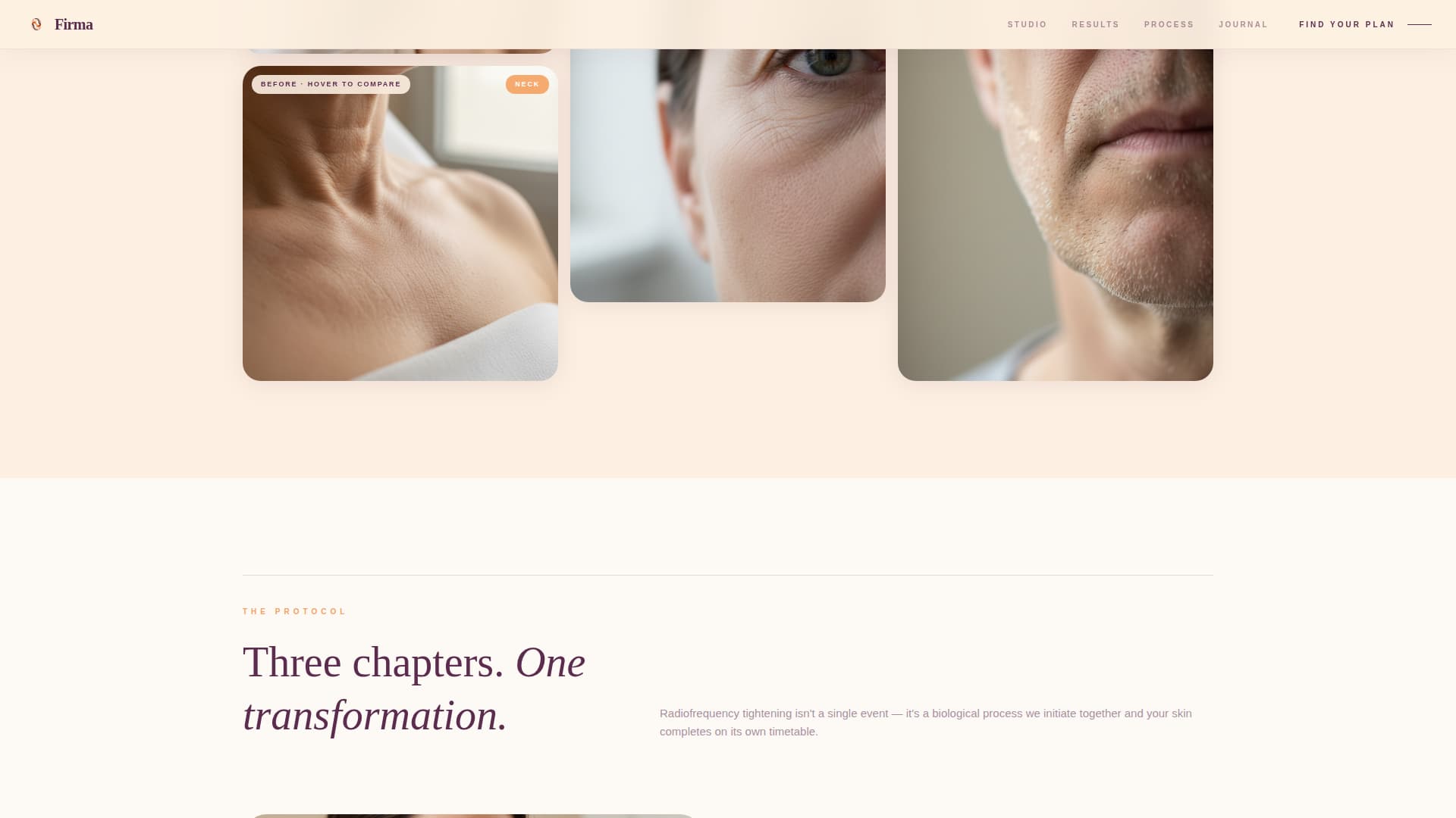 Specialty Beauty Treatments Specialist Booking Website Template