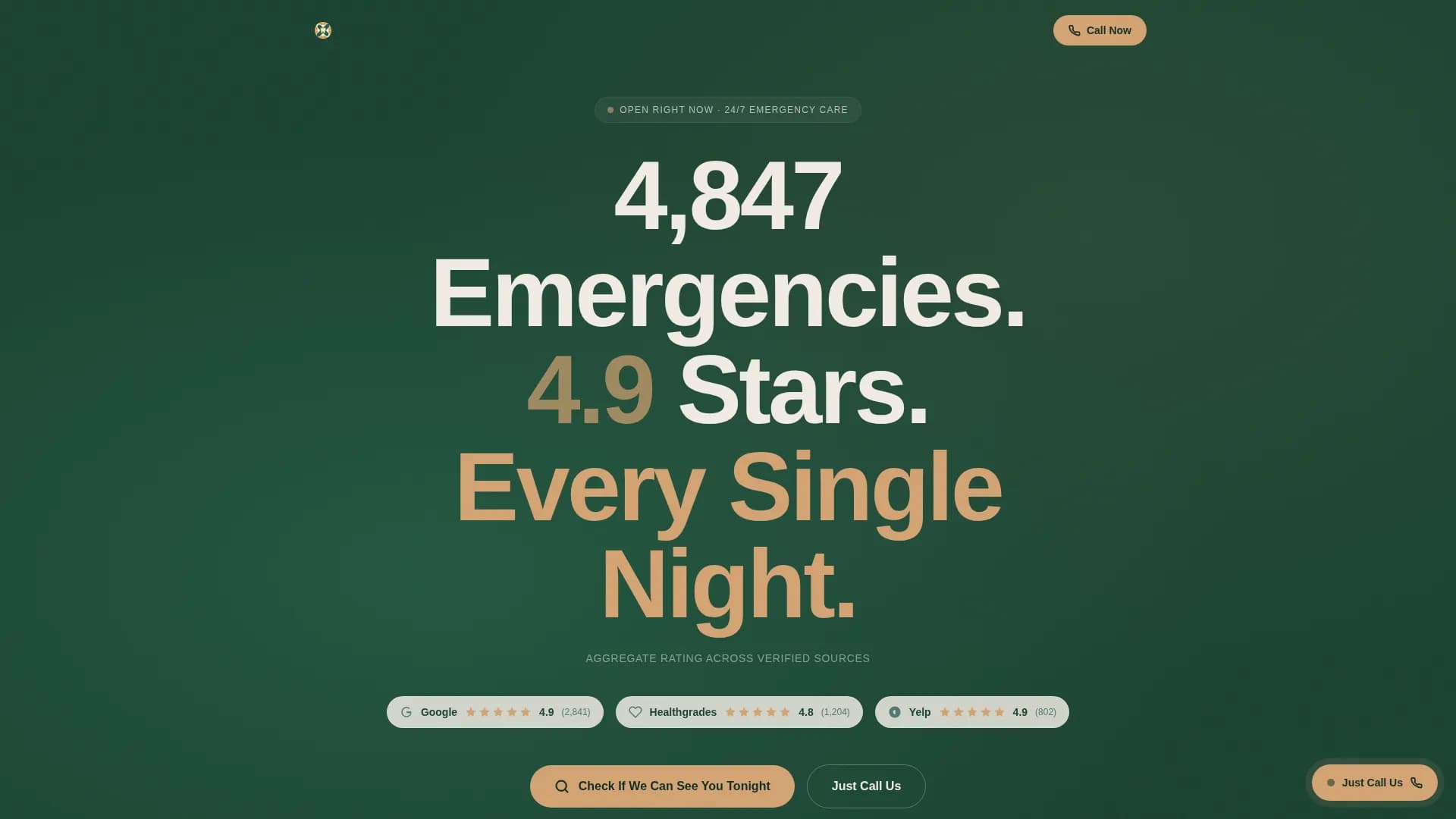 Emergency Dentist Reviews Website Template