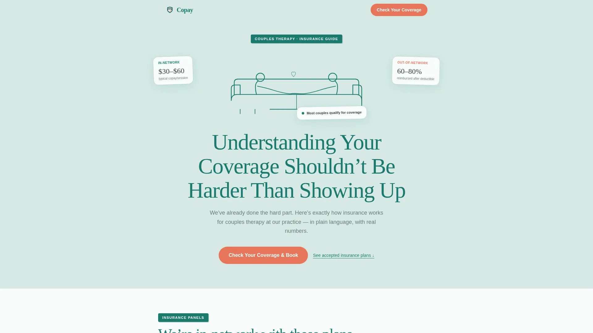 Marriage Counselor Specialist Booking Website Template
