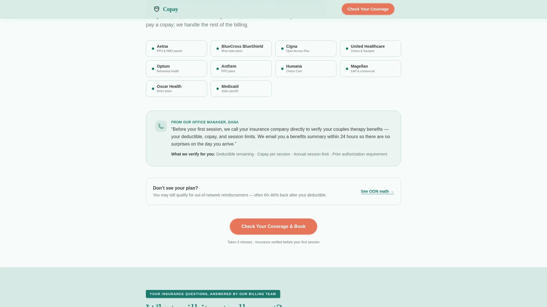 Marriage Counselor Specialist Booking Website Template