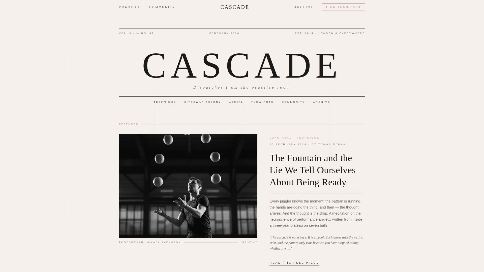 Hobby & Passion Content Blog & Content Website Template