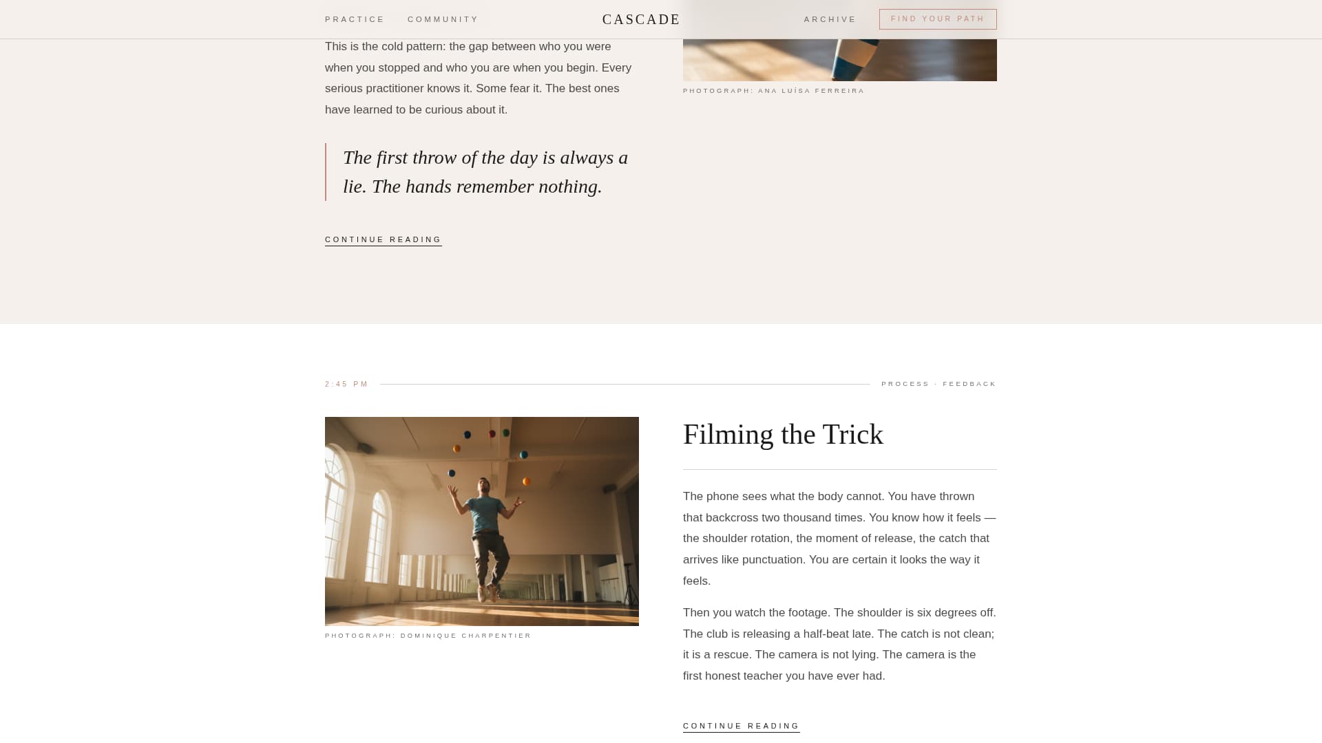Hobby & Passion Content Blog & Content Website Template
