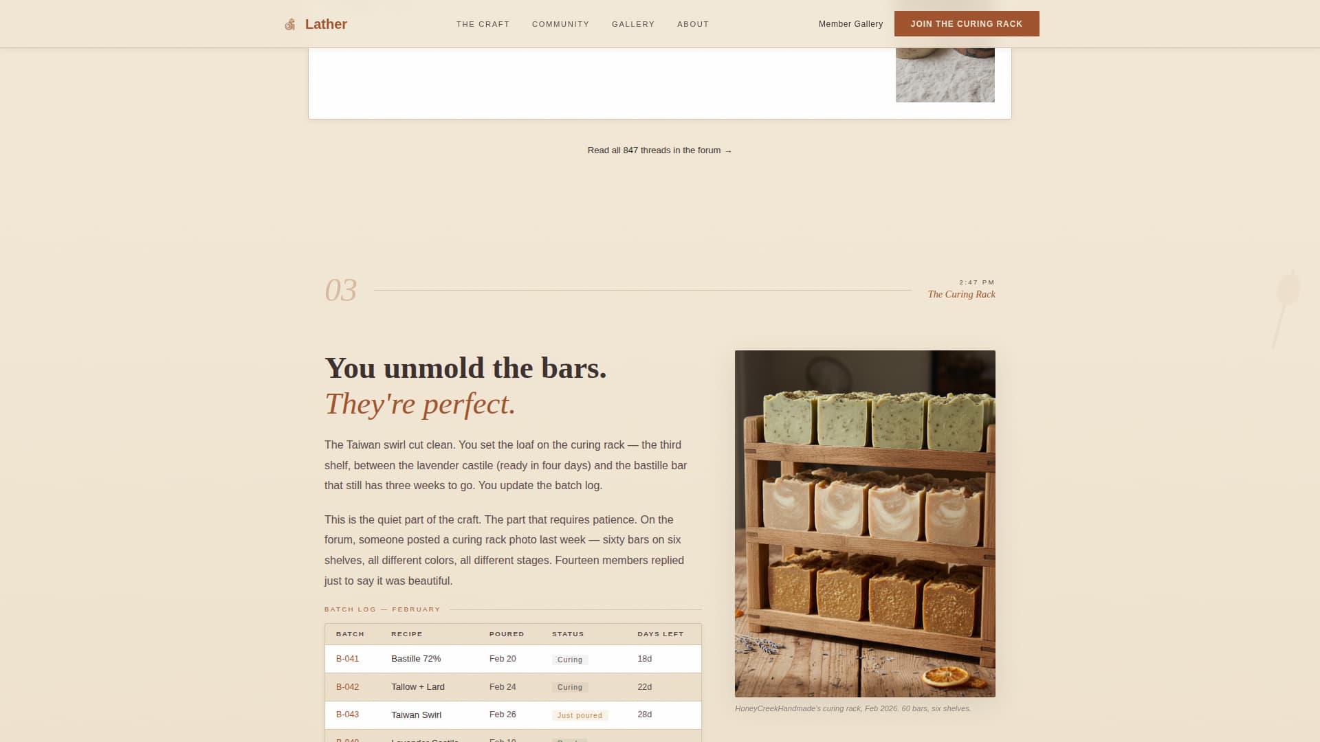 Suds — Artisan Craft Soap Landing Page Template